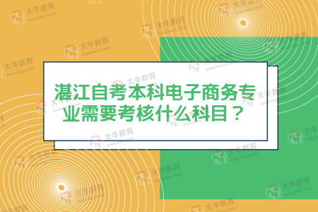 电子商务专业能考监理吗